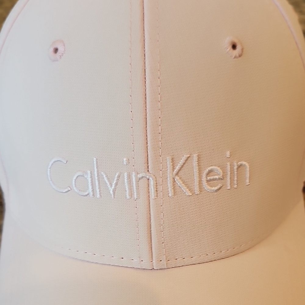 Calvin Klein Light Pink Baseball Hat - Picture 5 of 6